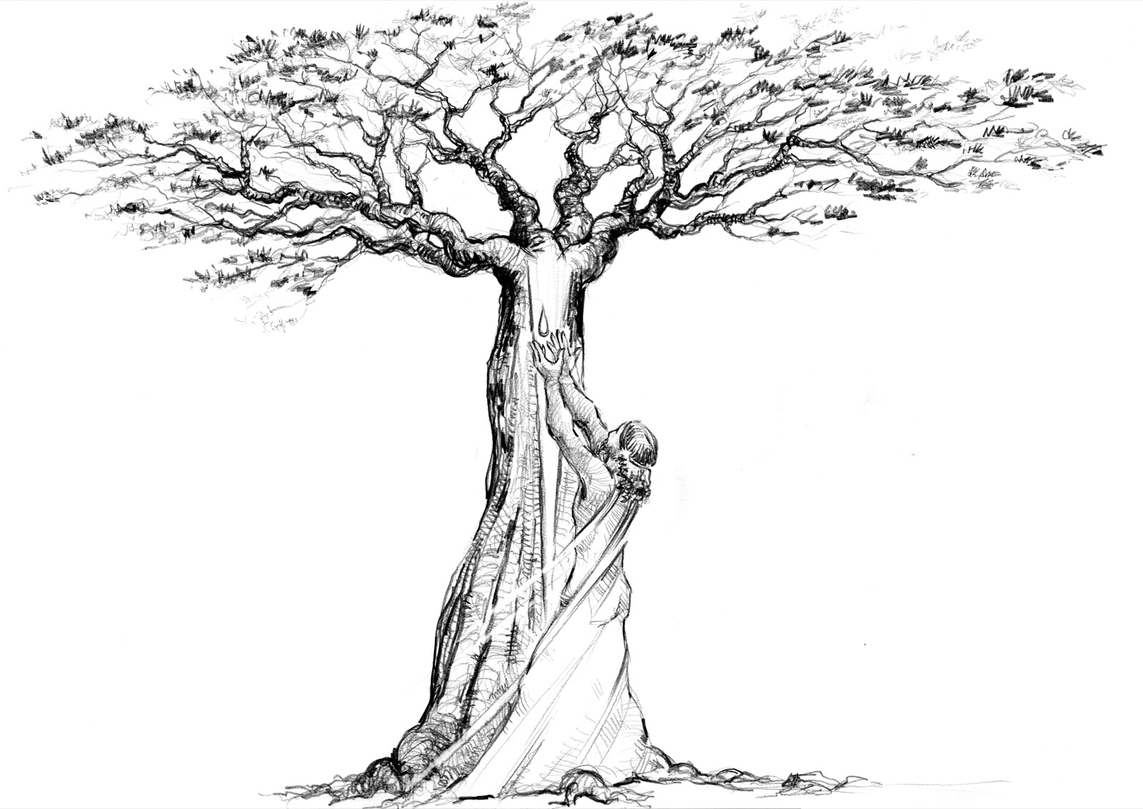 L'albero della vita, scultura di Andrea Roggi